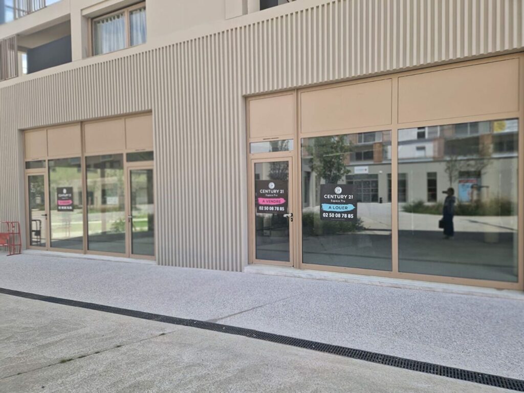 A louer Fleury Sur Orne – Local commercial neuf avec Réserve 158.10 m²