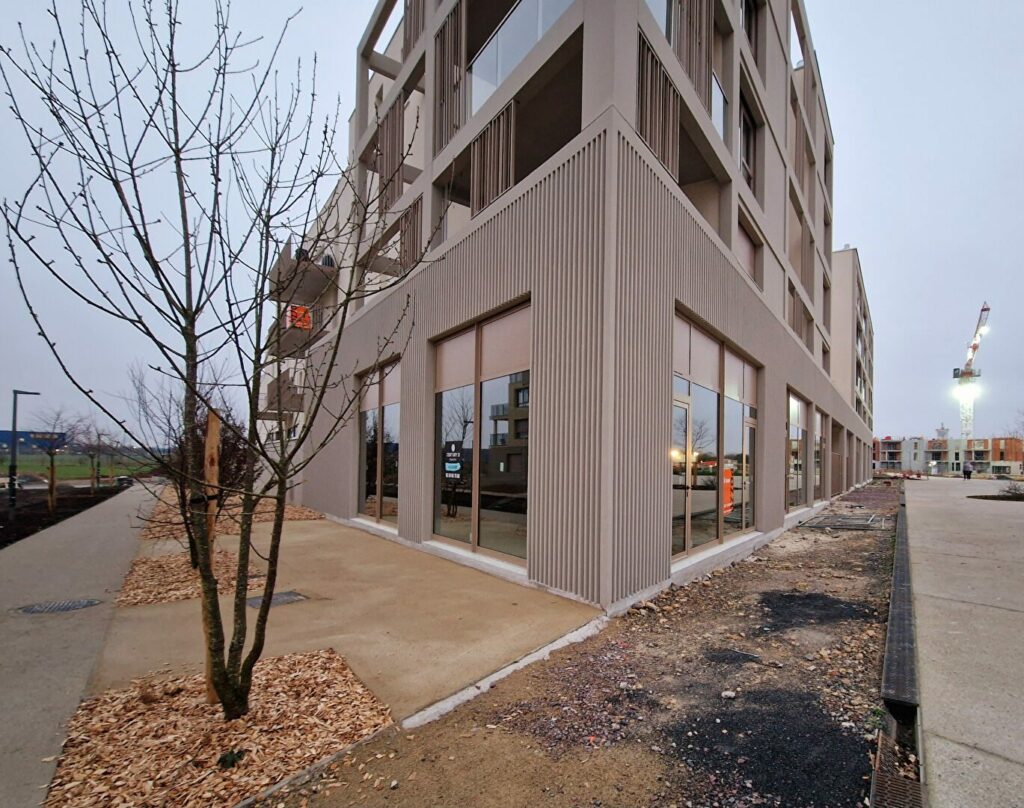 A louer Fleury Sur Orne – Local commercial neuf avec Réserve 158.10 m²