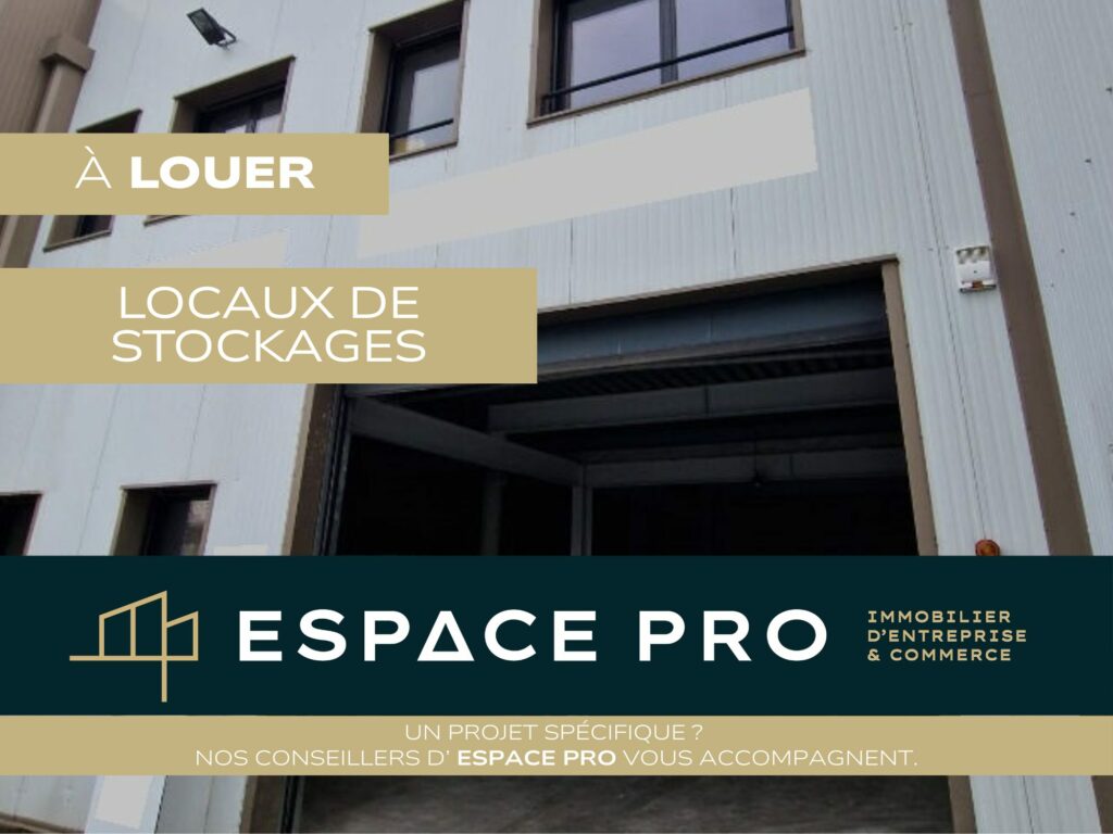 Sud de Caen – A LOUER – Locaux de stockage d&rsquo;environ 935 m²