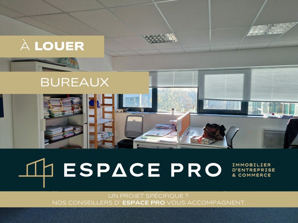 Caen Nord – A LOUER – Environ 23 m² de bureaux