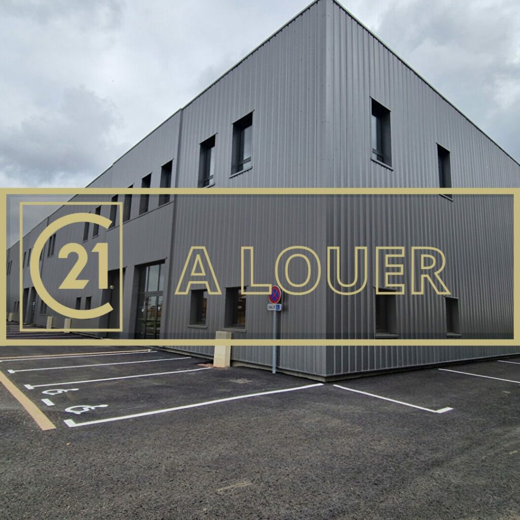 Ouest de Caen – A LOUER – Environ 2 100 m² de locaux d&rsquo;activités dont 1600 m² au sol