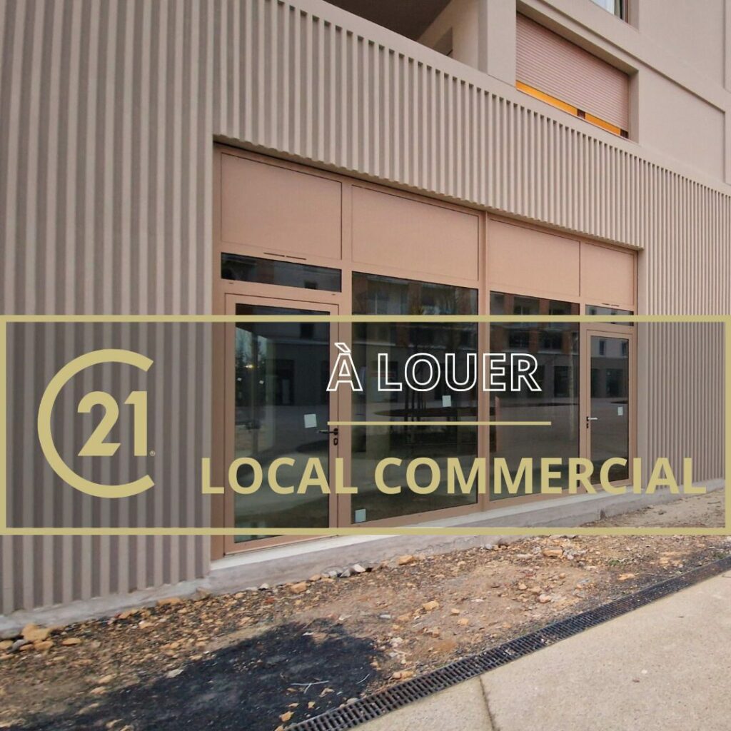 Sud de Caen – A LOUER  – Local commercial neuf  106.60 m²