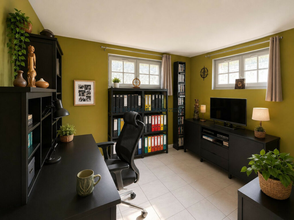 Maison de 5 chambres, avec sous-sol complet au milieu d&rsquo;un beau jardin